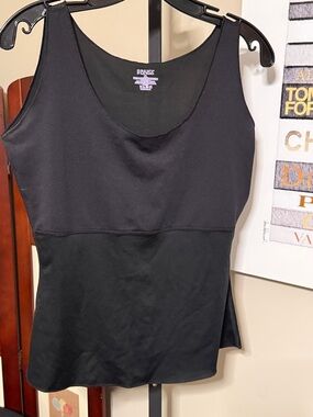 SPANX Black Sculpting Tank Top with Built-In Shaping